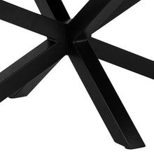 Load image into Gallery viewer, Heaven Rectangular Coffee Table Solid Metal Cross Legs, Black Ceramic Top 130x70cm