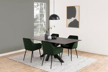 Load image into Gallery viewer, Heaven Rectangle Large Black Ceramic Dining Table Solid Metal Base 6/8 Seats 200x100 cm IN STOCK