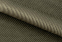 Load image into Gallery viewer, Ines Luxury Fabric Dining Chair In Olive Green With Black Metal Legs, Set Of 4 Chairs