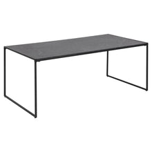 Load image into Gallery viewer, Infinity Coffee Table With Black Marble Print, Rectangle 120x60cm