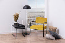 Load image into Gallery viewer, Infinity Black Melamine Marble Print Nest Of Tables Slim And Subtle Design 50x50x45cm