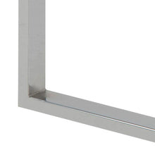 Load image into Gallery viewer, Katrine Nest Of Tables In Clear Glass With Metal Chrome Frames 3pc 50cm