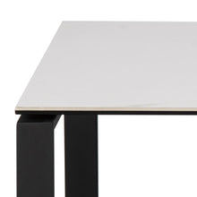 Load image into Gallery viewer, Katrine White Ceramic Coffee Table Set, 2 Moveable Rectangle Tables 115x55cm 69x40cm