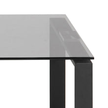 Load image into Gallery viewer, Katrine Coffee Table Superior Smoked Glass Furniture Set 115x55cm 69x40cm