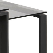 Load image into Gallery viewer, Katrine Coffee Table Superior Smoked Glass Furniture Set 115x55cm 69x40cm