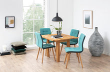 Load image into Gallery viewer, Kenley Extending Oak Dining Table Oil Treated Seats 2-4 100x45/90cm