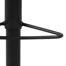 Load image into Gallery viewer, Kimmy Designer Bar Stools, Set Of 2 Brown Fabric Barstools, Adjustable Black Metal Base