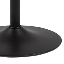 Load image into Gallery viewer, Kimmy Designer Bar Stools, Set Of 2 With Grey Fabric And Adjustable Black Metal Base