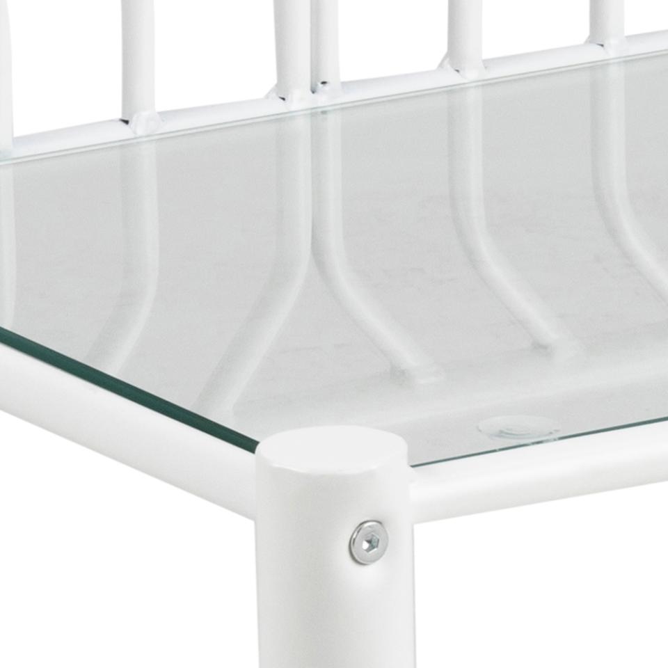 Line Bedside Or Occasional Table With Storage Space LAST FEW 50x37x66cm