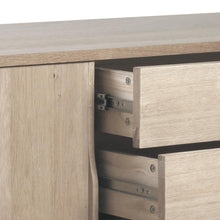 Load image into Gallery viewer, Marte White Oil Sideboard High Class Large Solid Oak Cabinet 2 Doors, 4 Drawers 180x44x84cm