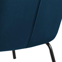 Load image into Gallery viewer, Melissa Soft Fabric Comfort Resting Chair With Solid Powder Coated Metal Base In Green, Grey Or Blue