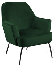 Load image into Gallery viewer, Melissa Soft Fabric Comfort Resting Chair With Solid Powder Coated Metal Base In Green, Grey Or Blue
