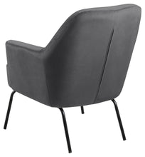 Load image into Gallery viewer, Melissa Soft Fabric Comfort Resting Chair With Solid Powder Coated Metal Base In Green, Grey Or Blue