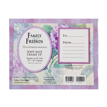 Load image into Gallery viewer, My Friend And Me Floral Photo Memory Mount Gift With A Beautiful Verse Poem And Space For Photo