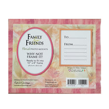 Load image into Gallery viewer, Sister And Me Floral Photo Memory Mount Gift With A Beautiful Verse Poem And Space For Photo