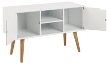 Load image into Gallery viewer, Mitra Chic White Sideboard Cabinet With 2 Doors And Shelves 96x38x61.5cm
