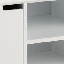 Load image into Gallery viewer, Mitra Chic White Sideboard Cabinet With 2 Doors And Shelves 96x38x61.5cm
