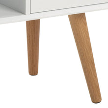 Load image into Gallery viewer, Mitra Chic White Sideboard Cabinet With 2 Doors And Shelves 96x38x61.5cm