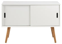 Load image into Gallery viewer, Mitra Chic White Buffet Sideboard Bedroom Home Office Cabinet With 2 Doors And Shelves 100x38x68cm