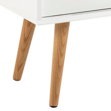 Load image into Gallery viewer, Mitra Chic White Buffet Sideboard Bedroom Home Office Cabinet With 2 Doors And Shelves 100x38x68cm