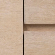 Load image into Gallery viewer, Nagano Sideboard Superior Solid White Oak Cabinet With Push Function Doors And Drawers 150x40x75cm