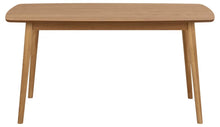 Load image into Gallery viewer, Negano Chene Designer Oiled Oak Rectangle Dining Table 4/6 Seats 150x80cm