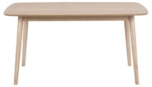 Load image into Gallery viewer, Negano Chene Designer White Oak Rectangle Dining Table 4/6 Seats 150x80cm