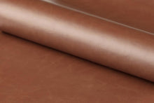 Load image into Gallery viewer, Oregon Brown Vintage Leather Bar Stools, Set Of 2 With Metal Base And Footrest