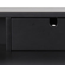Load image into Gallery viewer, Pascal Office Desk With Drawer In Black With Metal Legs Space Saving 100x55x89cm
