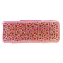 Load image into Gallery viewer, Bright Hard Shell Plastic Pencil Case with a Choice of 3 Prints and 4 Bright Colours - Pink, Blue, Orange, or Yellow