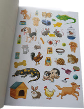 Load image into Gallery viewer, A4 Colouring Books with Stickers & Colouring Pencils Included, Choose a Theme - Pets, Dinosaurs, Ballet, Princess, Superhero