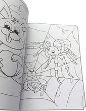 Load image into Gallery viewer, A4 Colouring Books with Stickers & Colouring Pencils Included, Choose a Theme - Pets, Dinosaurs, Ballet, Princess, Superhero