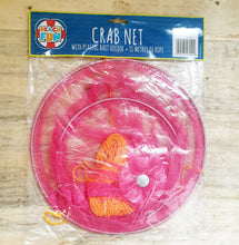 Load image into Gallery viewer, Crab Drop Nets with Spring Loaded Bait Holder Large 30cm Netting Trap with 11m of Rope and Plastic Bait Clip for Crabbing No Hooks