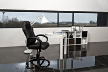 Load image into Gallery viewer, Race Executive Office Desk Or Gaming Chair With A Sport Style Ergonomic PVC Leather And Stitched Fabric Design