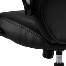 Load image into Gallery viewer, Race Executive Office Desk Or Gaming Chair With A Sport Style Ergonomic PVC Leather And Stitched Fabric Design