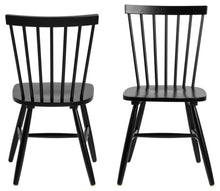 Load image into Gallery viewer, Riano Black Dining Chair With Wide Base And High Back, Set Of 2 Chairs