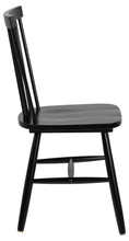 Load image into Gallery viewer, Riano Black Dining Chair With Wide Base And High Back, Set Of 2 Chairs