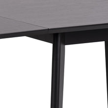 Load image into Gallery viewer, Roxby Square Space Saving Dining Table Black 80/120x80x76 cm 2/6 Seats