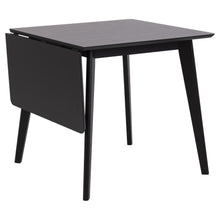 Load image into Gallery viewer, Roxby Square Space Saving Dining Table Black 80/120x80x76 cm 2/6 Seats