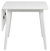 Load image into Gallery viewer, Roxby Square Space Saving Dining Table White 80/120x80x76 cm 2/6 Seats
