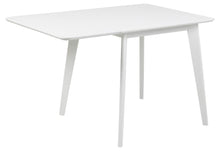 Load image into Gallery viewer, Roxby Square Space Saving Dining Table White 80/120x80x76 cm 2/6 Seats