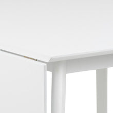 Load image into Gallery viewer, Roxby Square Space Saving Dining Table White 80/120x80x76 cm 2/6 Seats
