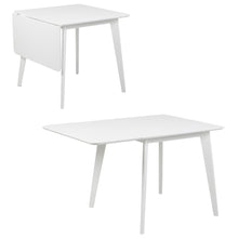 Load image into Gallery viewer, Roxby Square Space Saving Dining Table White 80/120x80x76 cm 2/6 Seats