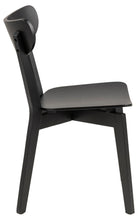 Load image into Gallery viewer, 2 x Roxby Dining Chairs, Black Lacquered Wood Set Of 2
