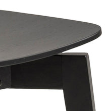 Load image into Gallery viewer, 2 x Roxby Dining Chairs, Black Lacquered Wood Set Of 2