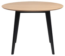 Load image into Gallery viewer, Roxby Round Oak Lacquered Dining Table 105cm Designer Furniture Range