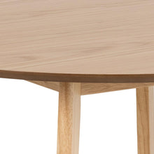 Load image into Gallery viewer, Roxby Round Oak Stained Dining Table 105cm Designer Furniture Range
