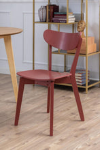 Load image into Gallery viewer, 2 x Roxby Curved Wood Dining Chair, Set Of 2, Terracotta Design In Stock Now