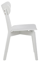 Load image into Gallery viewer, 2 x Roxby White Lacquered Wood Dining Chairs Set Of 2 IN STOCK NOW
