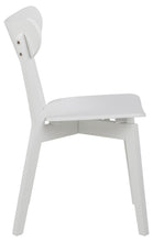 Load image into Gallery viewer, 2 x Roxby White Lacquered Wood Dining Chairs Set Of 2 In Stock Now No Delays